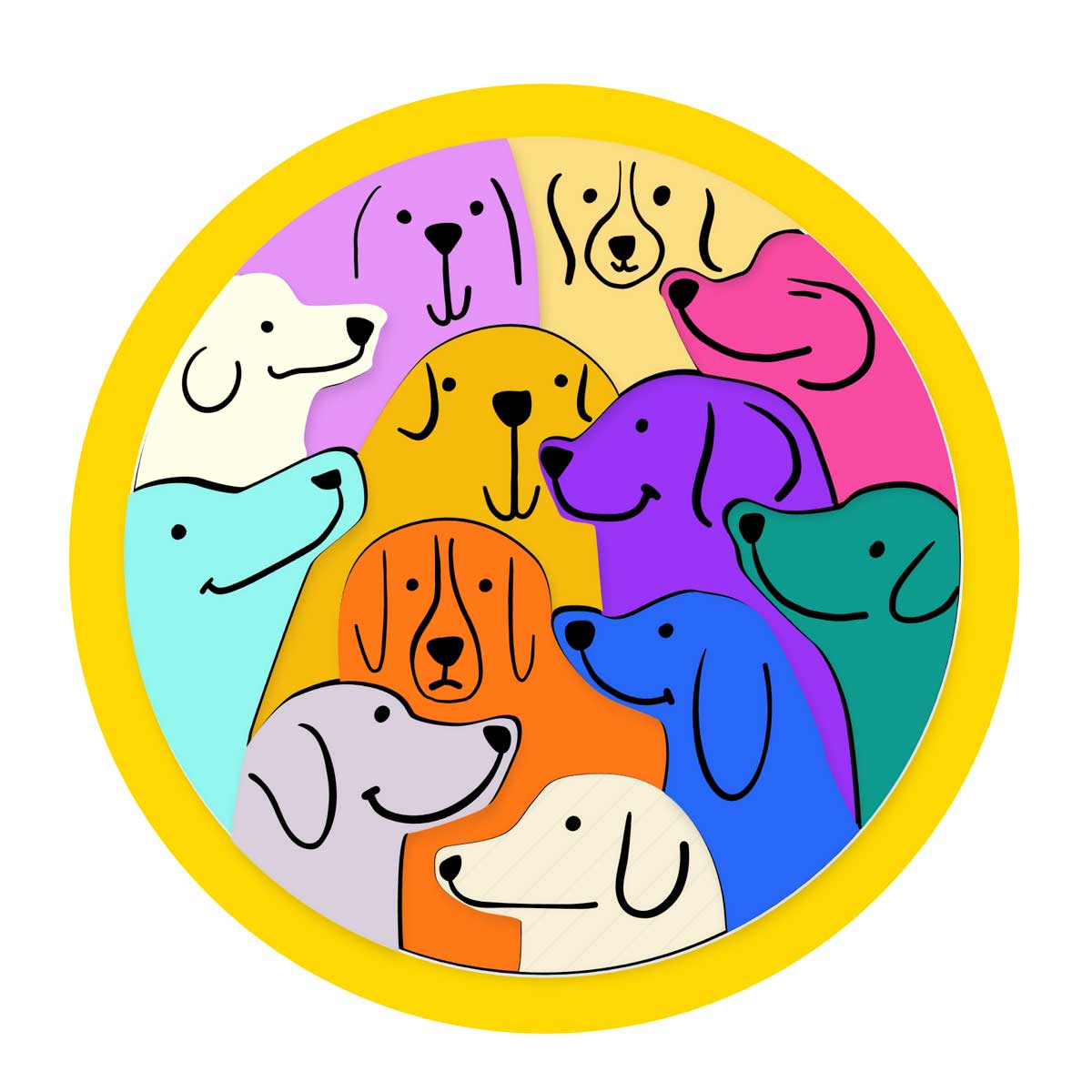 Birleşen Sanat - Köpek örnek 3